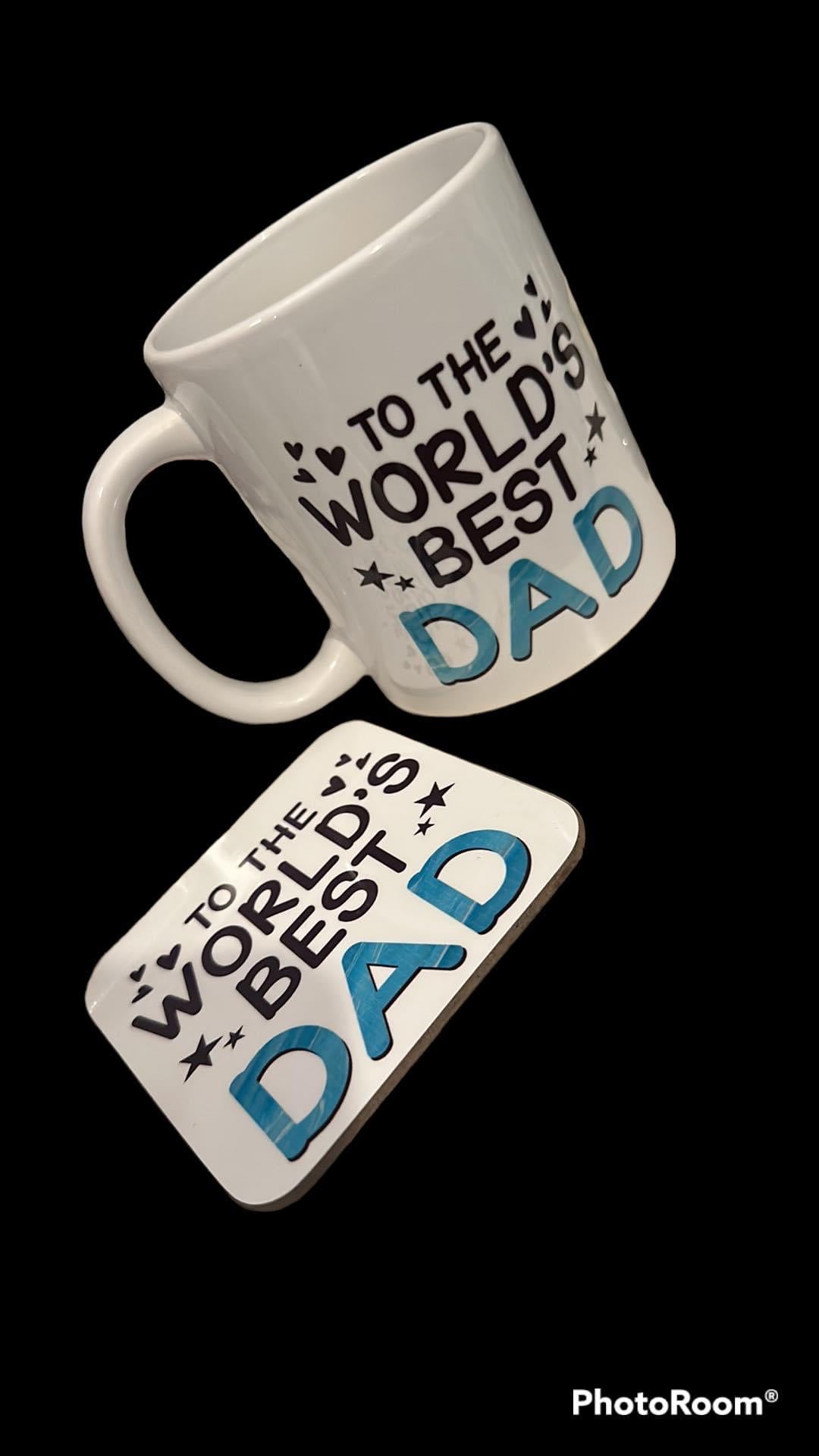 FATHER’S DAY MUG AND COASTER SET