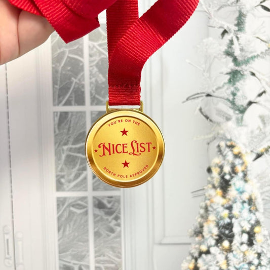 SANTAS NICE LIST MEDAL