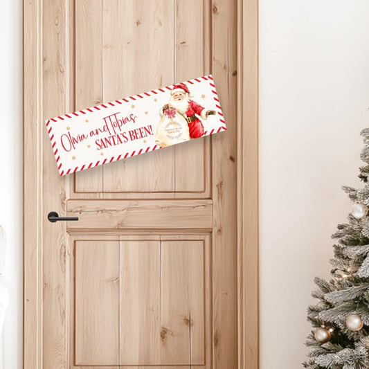 CUSTOM PVC SANTA BANNER