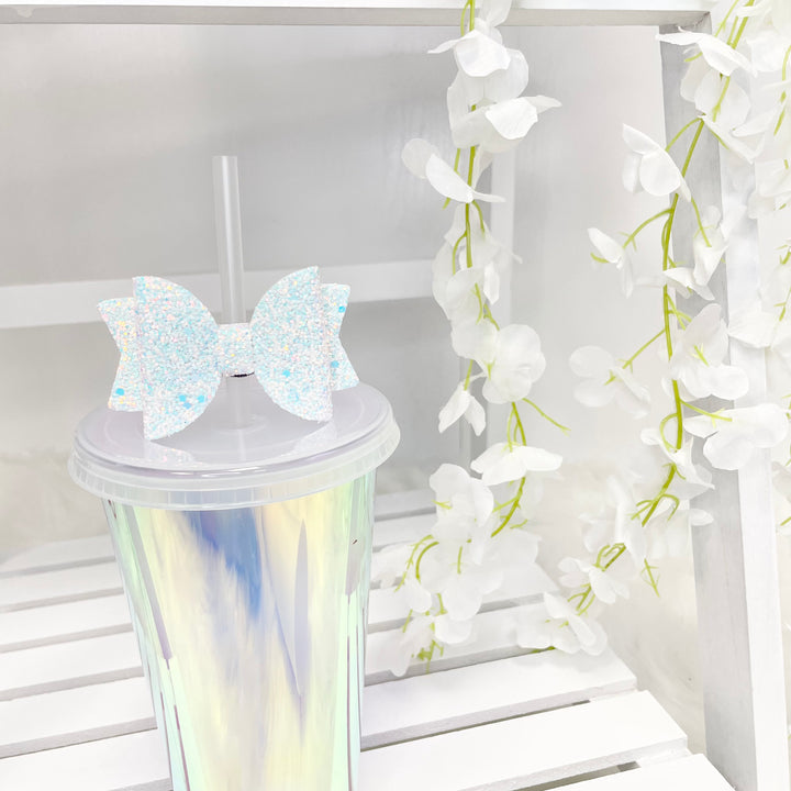 SINGLE BOW STRAW TOPPERS