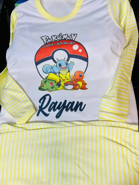 PERSONALISED STRIPE PYJAMAS