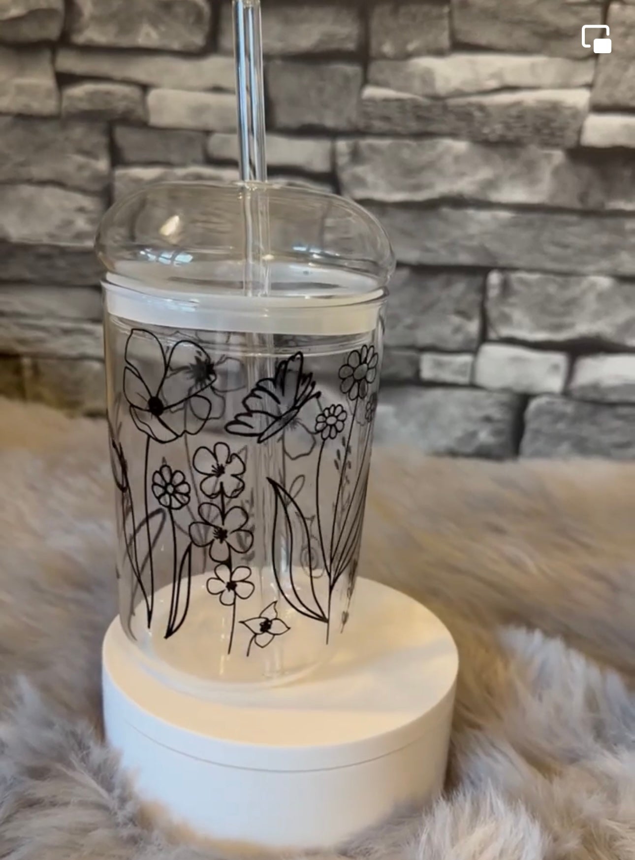 GLASS DOME LID GLASSES