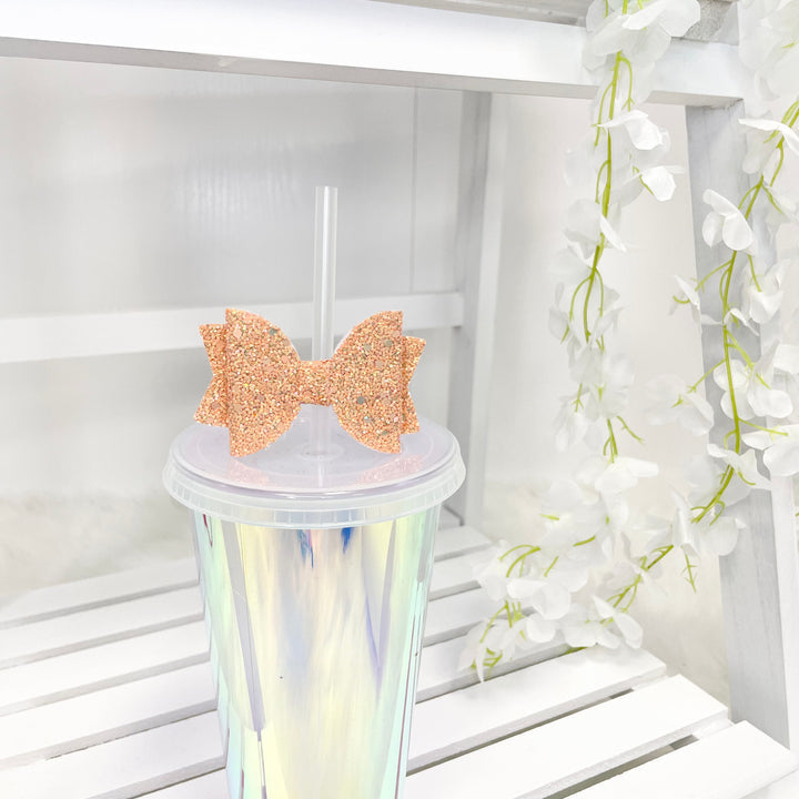 SINGLE BOW STRAW TOPPERS