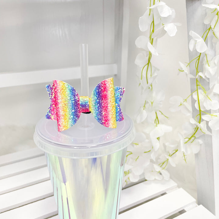 SINGLE BOW STRAW TOPPERS
