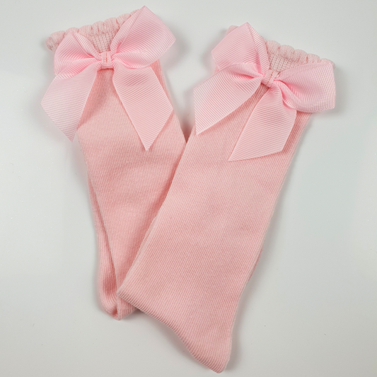 KNEE HIGH BOW SOCKS