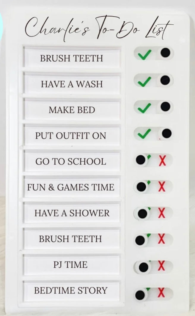 CHILDRENS CHECKLIST