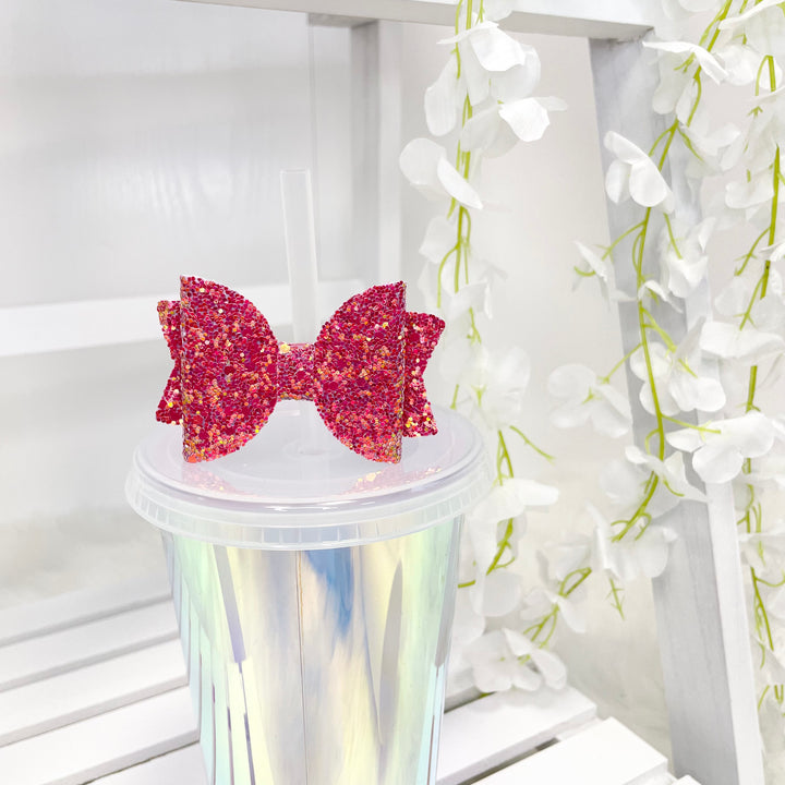 SINGLE BOW STRAW TOPPERS