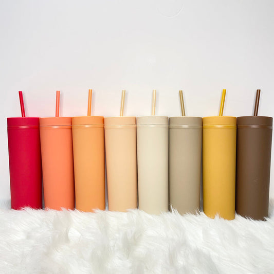 16OZ THE NUDE COLOUR COLLECTION SKINNY TUMBLERS