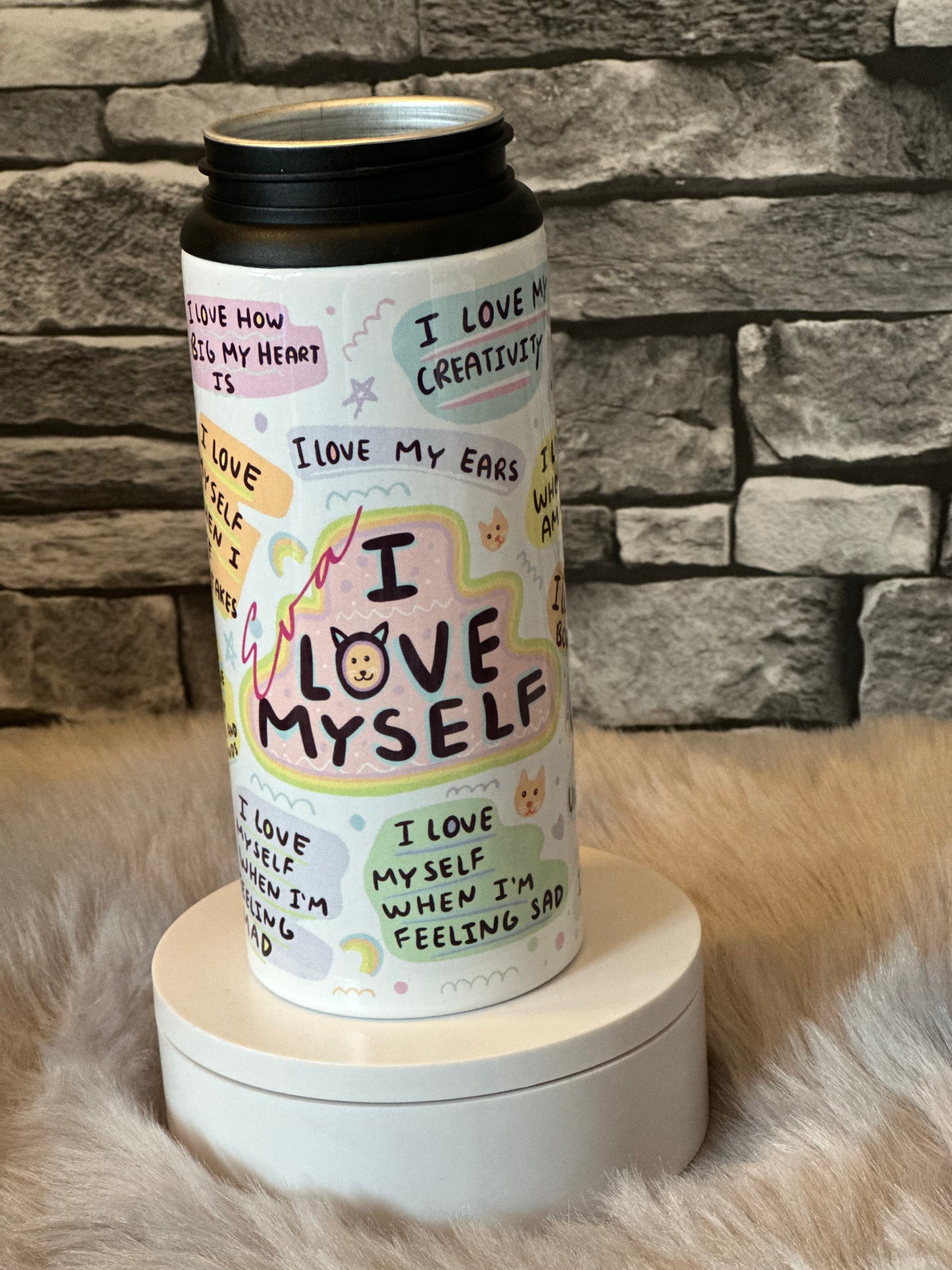 I LOVE MYSELF 20OZ WATER BOTTLE
