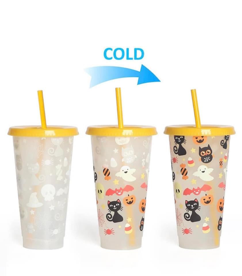 HALLOWEEN COLOUT CHANGING CUPS