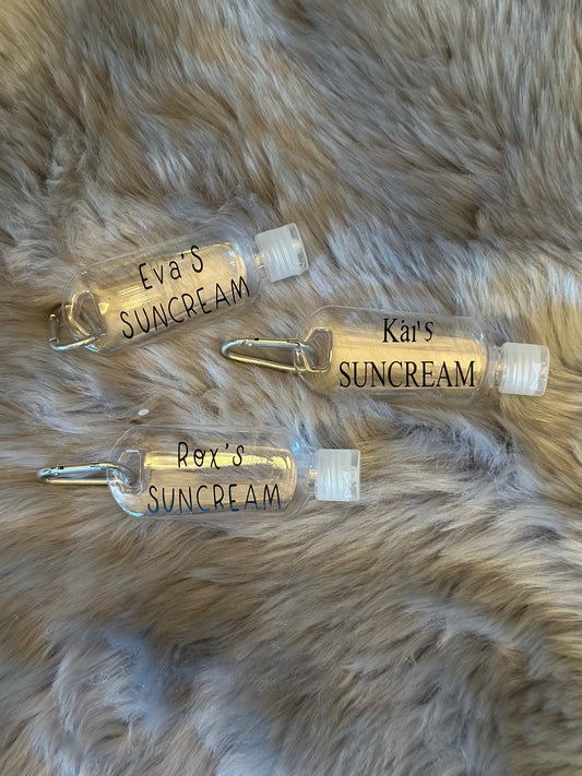 SUNCREAM BOTTLES