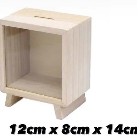 Wooden money boxes