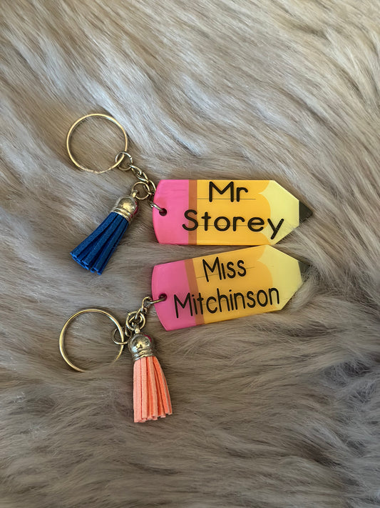 TEACHER KEYRING