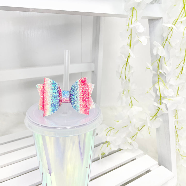 SINGLE BOW STRAW TOPPERS