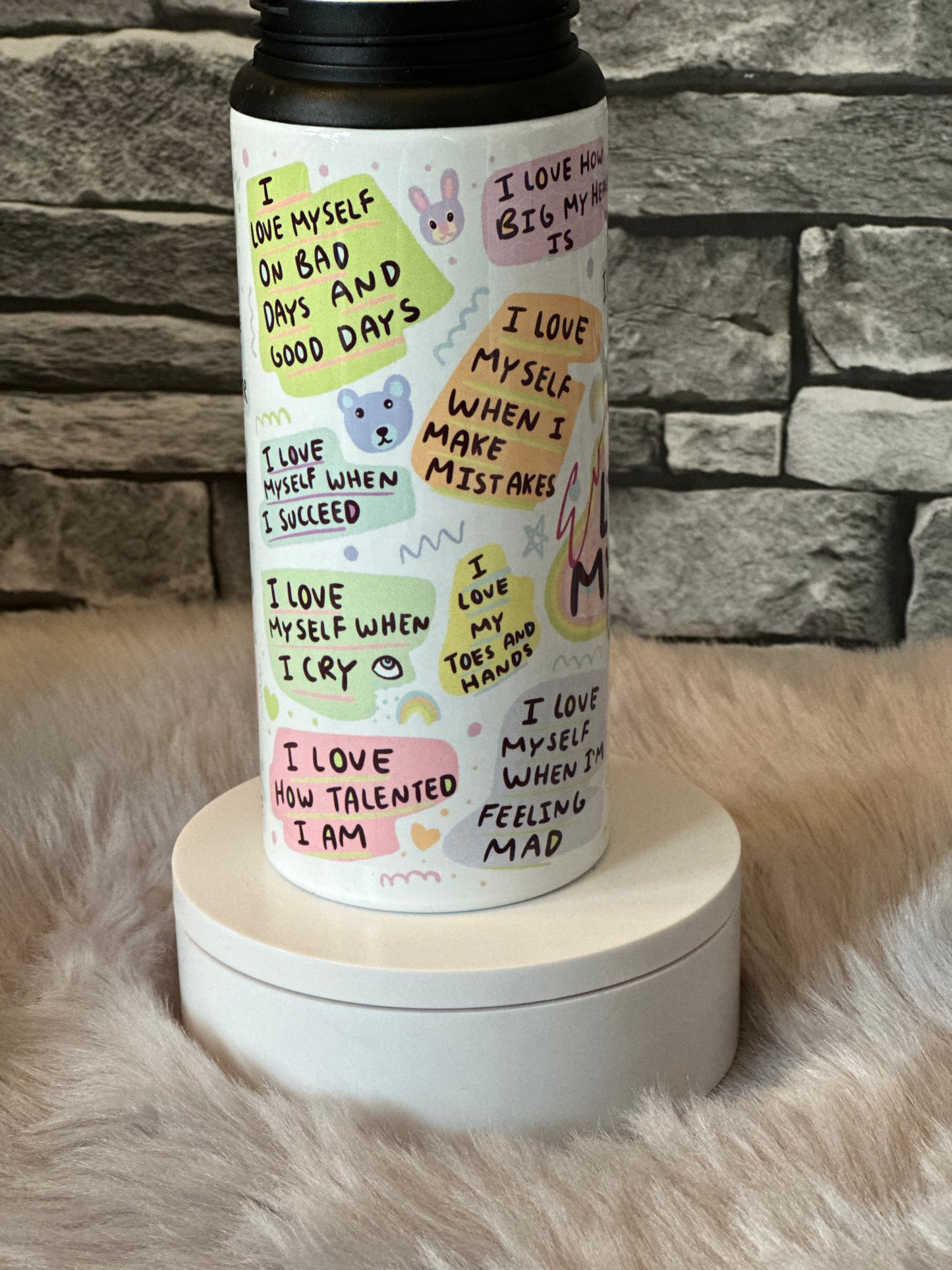 I LOVE MYSELF 20OZ WATER BOTTLE