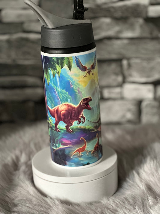 DINO 20OZ WATER BOTTLE