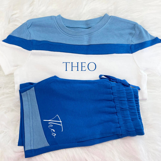 BLOCK COLOUR SHORTS AND T-SHIRT SETS